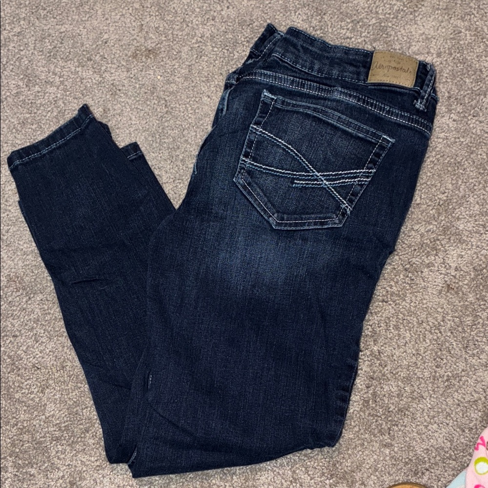 Aeropostale Dark Wash Women's Ankle Jeans